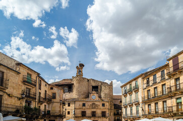 Fototapeta na wymiar Main square of Sepulveda, Castile and Leon, Spain