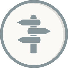 Directional Sign Icon