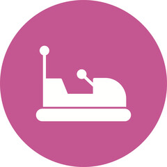 Fototapeta premium Bumper Car Icon