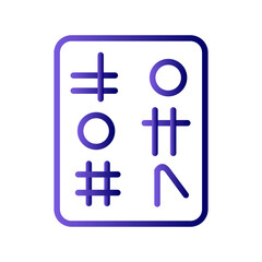 Fototapeta premium Hieroglyph Icon