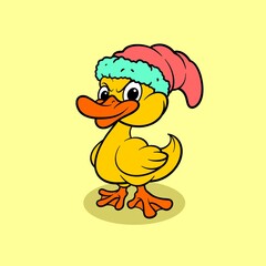 cute duck cartoon