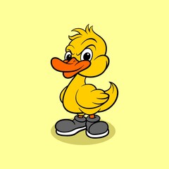 cute duck cartoon