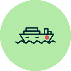 Cruise Ship Icon