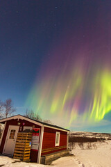Northern Lights in Lapland. in Abisko in Sweden