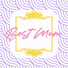 Happy Mother's Day Heart-Typocraphic illustration vector Calligraphy Background, celebration card,printable, ornaments celebrations, gift card invitation