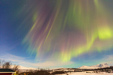 Northern Lights,Sami people.sky,Abisko,north lights,snow,night,winter,cold,nature,astronomy,solar...