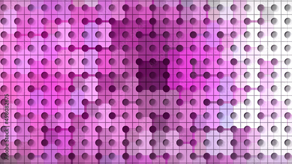 Poster colorful background with dots and lines. motion. background of dots with connecting lines and colorf