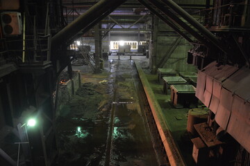 Metallurgical plant workshop
