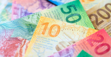 Obraz premium Swiss francs