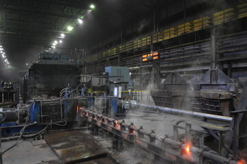 Metallurgical plant workshop