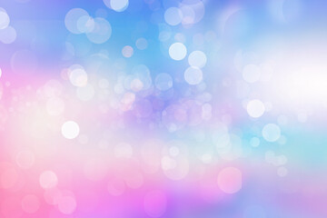 Fototapeta premium Abstract bokeh background pink and biue