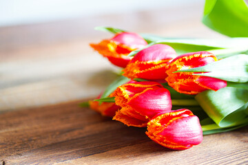 Fototapeta Wiosna i tulipany obraz