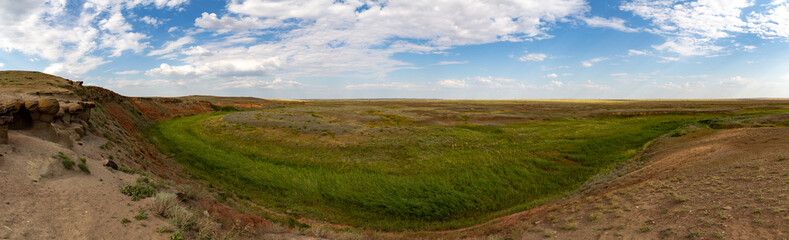 Fototapeta premium Bukobai Yars. Orenburg region, Southern Urals, Russia