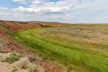 Fototapeta premium Bukobai Yars. Orenburg region, Southern Urals, Russia