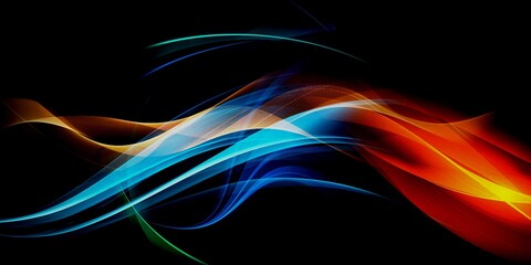 abstract light waves background
