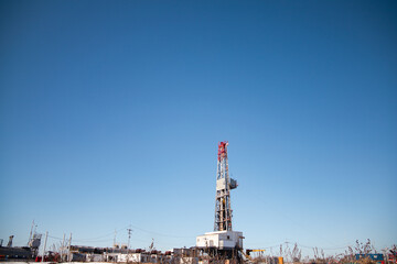 Obraz premium Drilling rigs