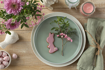 Easter table setting