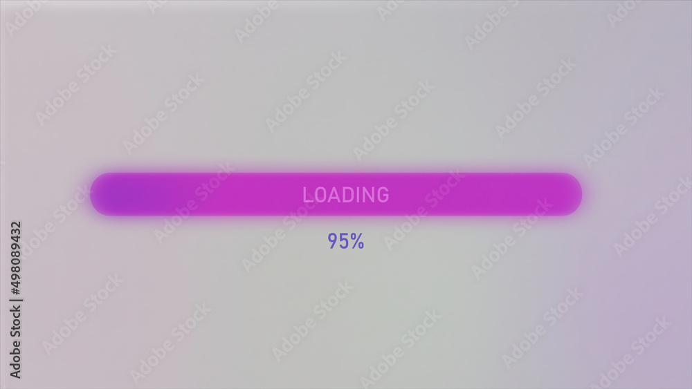Poster black and white background. motion. purple and blue loading that reports from zero to the end in abs