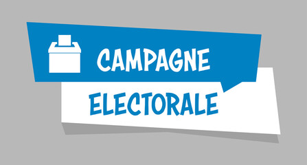 Logo campagne électorale.