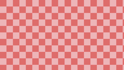 Fototapeta premium cute orange checkerboard, checkered, gingham, plaid, tartan pattern background