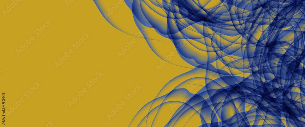 Wall mural abstract background with waves