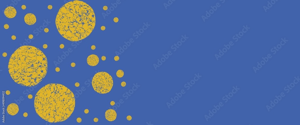 Poster background with bubbles