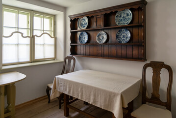 Interior of old traditional kitchen