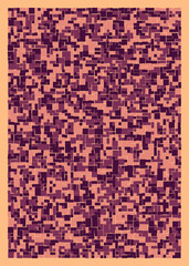 Fototapeta premium Offset Quads generative art background art illustration