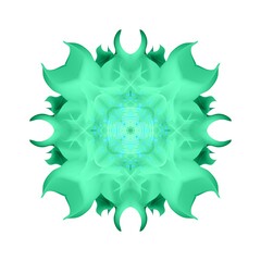 A beautiful fairy flower. A fantastic unusual flower. A unique abstract illustration. A beautiful image will decorate design projects and ideas.