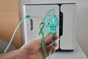 Medical Device Individual portable oxygen cylinder to put gas for patients with respiratory...