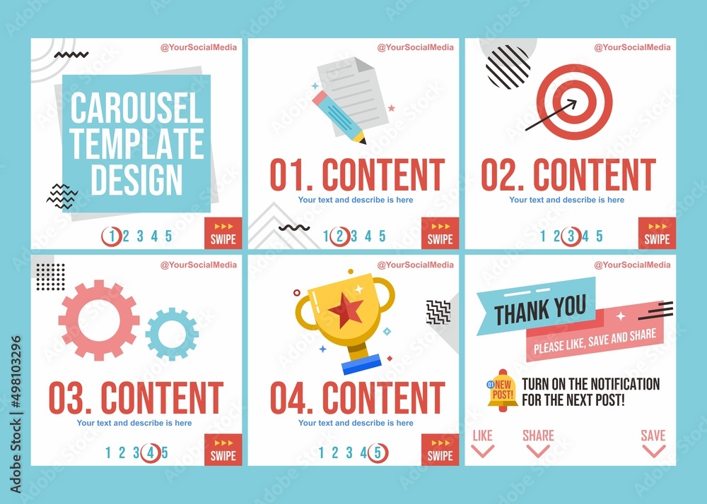 Poster microblog template design. easy to edit with vector file. can use for your creative content. especia