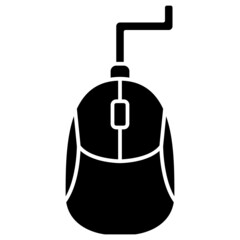 Obraz premium mouse solid icon
