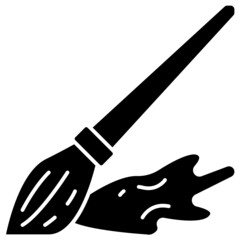 paintbrush solid icon