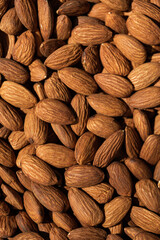 Textural photo with almonds for background 