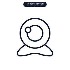 web cam icon symbol template for graphic and web design collection logo vector illustration