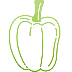 bell pepper gradient icon