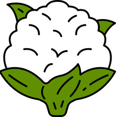 cauliflower one color icon
