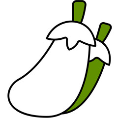 eggplant one color icon