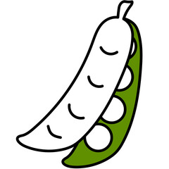 peas one color icon