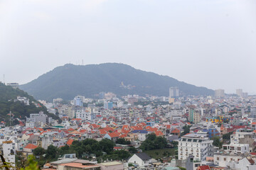 Fototapeta na wymiar Aerial view of Vung Tau City, Vietnam