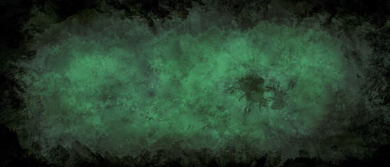 Green color splash concrete texture background
