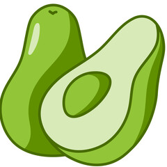 avocado Two Tone icon