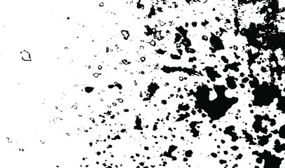 Rustic grunge vector texture with grain and stains. Abstract noise background. Weathered surface. Dirty and damaged. Detailed rough backdrop. Vector graphic illustration with transparent white. EPS10.