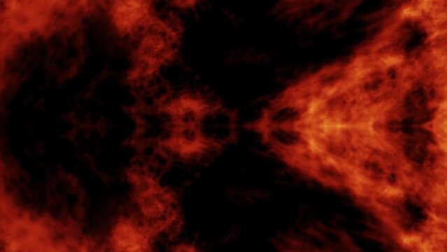 Red Burning Background Digital Rendering
