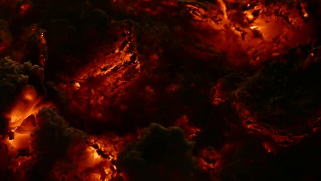 video fuoco e brace in 4k