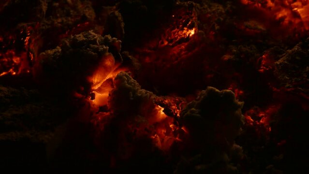 video fuoco e brace in 4k