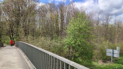 Schnellstraße mit Brücke Karlsruhe Durlach