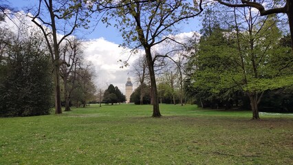Karlsruhe Schloss und Schlossgarten Frühling