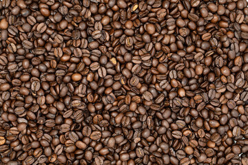 Texture of coffee beans