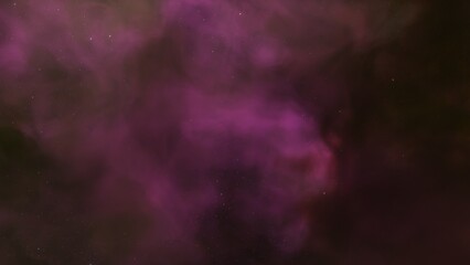 nebula gas cloud in deep outer space, science fiction illustrarion, colorful space background with stars 3d render	
